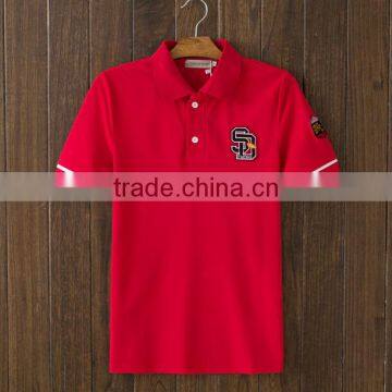 Customize Logo Fashion Newest Polyester Cotton Cheap Various Colour Polo Shirt Wholesale photo-3