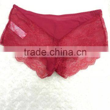 Sexy Mesh Lace Bra and Brief Rose Team 2016 Sexy New Design See Through Boyshort photo-4