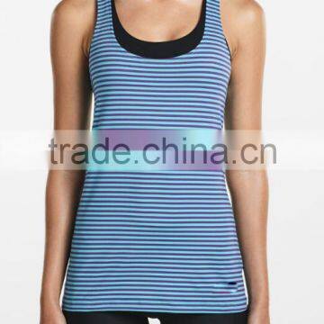 Factory Wholesale Custom Training Singlet Gym Vest Long Tank Tops For Women photo-2