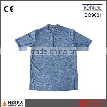 1/4 Zipper Sport T-shirt Quick Dry Polo Shirt photo-2