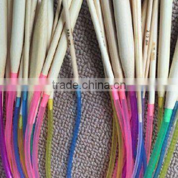 18Pcs/set 40cm Cheap Colorful Plastic Circular Nature Bamboo Circular Knitting Needle Set photo-2