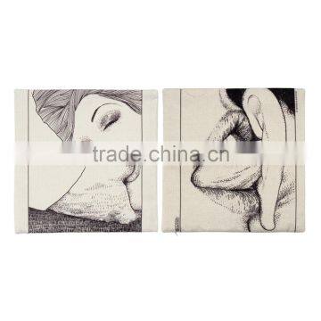 2016 NEW Fashion Design Square Adult Interest Linen Furnishing Cushions Cover Home Office Seat Pillow Cover photo-2