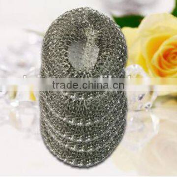 Galvanized clean mesh dish scourer