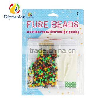 Diyfashion 5mm Hama Perler Fuse Beads Motorcycle Set With Puzzle Iron Paper and Twezzer Hama Beads Toys for Kids 18034 photo-2