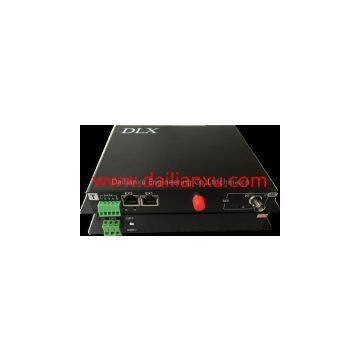 1080P HD-SDI+Bi-di RS232 video data fiber optical transmitter and receiver