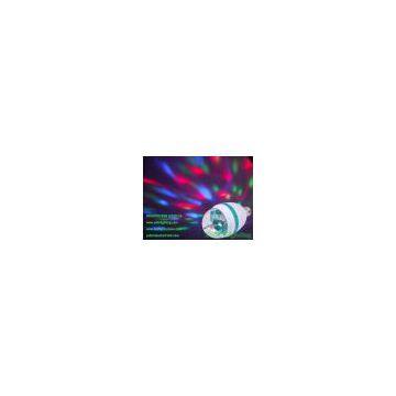 Rotating RGB LED Bulb Light, E27 B22 Full Color DJ Disco Rolling Lighting, Auto Crystal Mini Laser Party Lamp, 3W Stage Magic Ball Lights photo-2