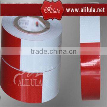 Easy Removable White Red Reflective Tape Car/vehicle Safety Warning Sticker photo-3