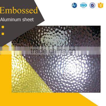 Non-slip Diamond Orange Pell Ribbed Decorative Pattern Embossed Aluminum Sheet photo-3