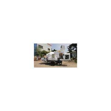 8MPa Diesel Concrete Mixer Loaded Stone Sand By ZL-12 Wheel Loader