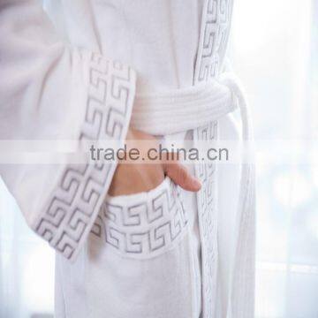High Quality Star Hotel Velour Cotton Bath Robe photo-4