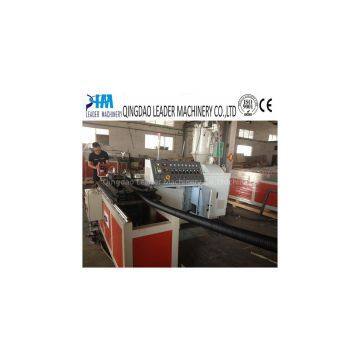 pp pe pvc single wall corrugated pipe machine