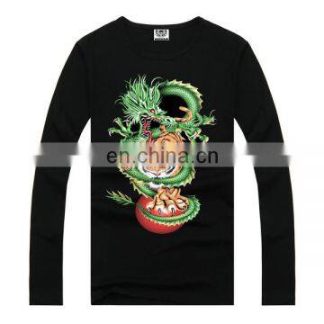Dragon print new style t-shirts,men's cotton t-shirts,latest t shirts for boys