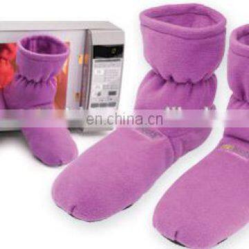 Snoozle microwave booties Cozy boots Microwavable foot warmers