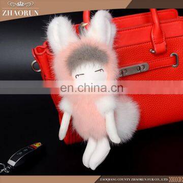 Hot Selling Fur Keychain , Fancy Mink Fur KeyChain photo-2