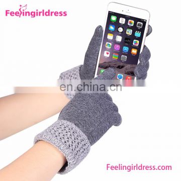 Factory Supplier Girl Fashion Winter Hand Gloves