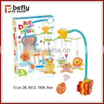 Multifunction soft baby mobile remote control