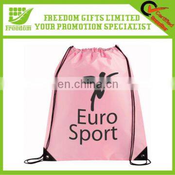 Customized Logo Printed Polyester Cinch Backpack