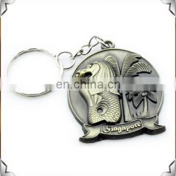 Singapore Tour Souvenir Key chain with Golden Finished