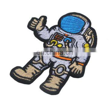 Kids Space Iron On Patch- Fancy Dress Up Play Astronaut Commander Military Badge Astronaut Space Embroidery Patch Applique photo-2