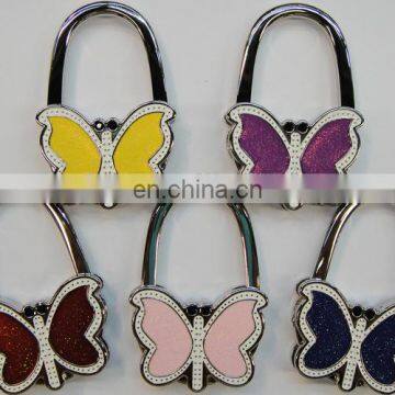 Hot sale classical butterfly foldable bag hanger