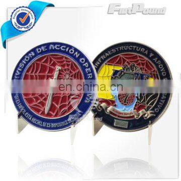 Soft Enamel Challenge Coins with Logo Design