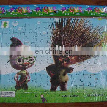 best seller eco-friendly high quality children A4 paper jigsaw puzzle