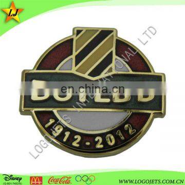 2017 Best quality promotional plated Hard Enamel lapel pin & badge