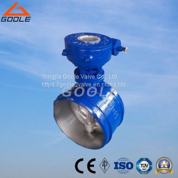 Worm Gear Box Butt Welded End Metal Sealing Butterfly Valve (GA363H/F)