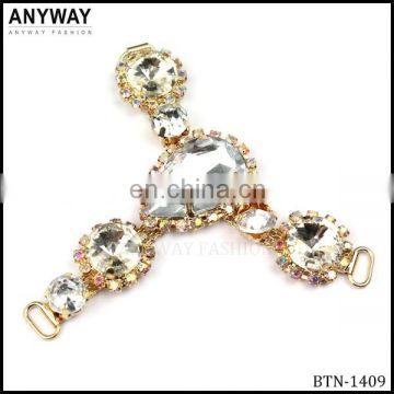 Ladies sandal rhinestone shoes accessories for women shoe