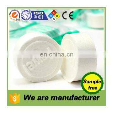 White Antimicrobial 100% Viscose Nonwoven Promotional Compressed Magic Coin Napkins With OEM&ODM Logo photo-2
