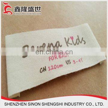 high quality made in chian printed fabric labels