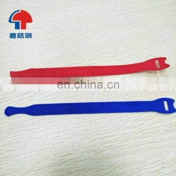 New Product Reusable Red Plastic Nylon Hook and Loop Cable Tie photo-2