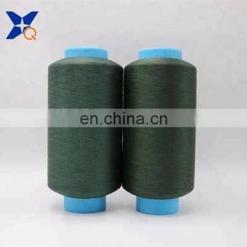 Copper Plated CuS Acrylic Conductive Filaments 75D/40F DTY Green Color Yarn for Anti Bacteria Socks/beddings-XT11123 photo-2