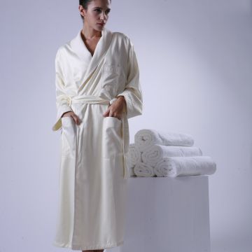 Eliya Luxury 5 stars hotel soft and smoothly silk bath robe