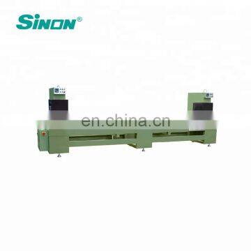 Double Head Wooden Color PVC Window Frame Corner Welding Machine photo-2