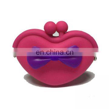 Custom Colorful Mixed Straps Mini Coin Purse Kawaii Cartoon Promotion Silicone Wallets photo-4