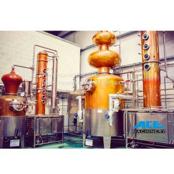 High Quality Red Copper Alcohol Reflux Distillation Equipment Union Column Distiller For Whisky photo-4