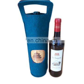 Wholesale supply fashional felt wine bags