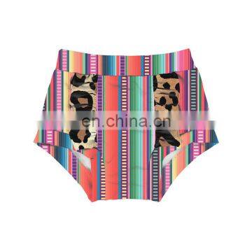 Infant & Toddle Baby Girl Ruffle Pure Color Diaper Covers Mexican Bloomers Wholesale Price photo-2
