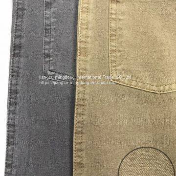 48%Cotton 33%Polyester 14%Linen 5%Spandex Bi-Stretch Twill Fabric photo-3