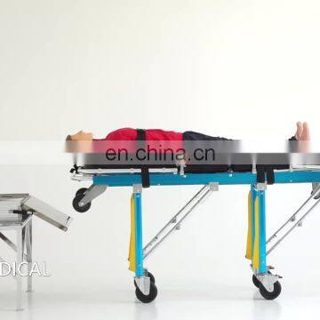 Medical Equipment Emergency Hospital Foldaway Rescue Collapsible Automatic Loading Ambulance Stretchers