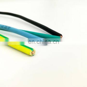 Solid Copper 2.5mm 4mm 6mm 10mm 16mm Green Yellow Ground Wire photo-7