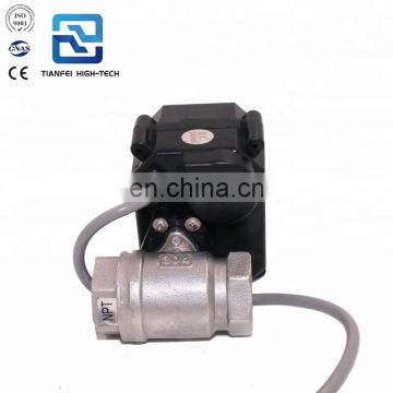 DN8 DN15 DN20 DN 25 2Way brass ball motorized valves mini electric valve