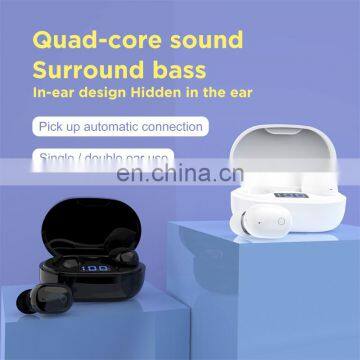 Trending 2020 Bluetooth Wireless Headphones TWS Earbuds Noise Cancelling Bluetooth Earphone as Christmas Gift