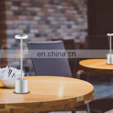 2021 New Modern Nordic Style Bar Lamp Rechargeable Dimmable LED Cordless Restaurant Hotel Table Lamp photo-6