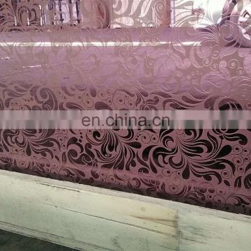 4mm 5mm 6mm Purple Deep Acid Etched Glass