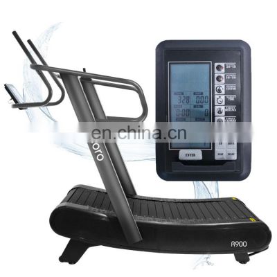 energy saving curve exercise  equipment with console eco-friendly Treadmill for commercial use Fitness Health Running Machine