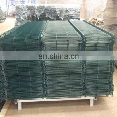 Pvc Coated Welded Wire Mesh Bending 3d Fence v Mesh Security Fencing