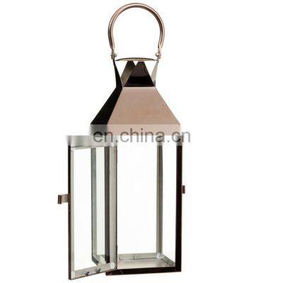 New Elegant Good Selling Vintage Moroccan Metal Lantern Candle Holder With Engraving Pattern