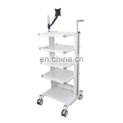 Advanced Trolley ENT Instrument Cart Endoscope Nurse Workstation Trolley for hospital